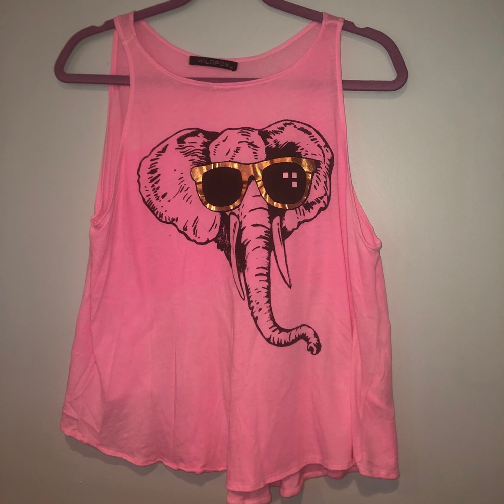 Pink Wildfox Tank Top